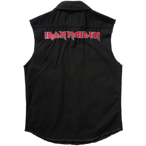 Brandit Iron Maiden Vintage Sleeveless Shirt Black
