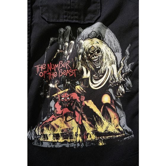 Brandit Iron Maiden Vintage Sleeveless Shirt Black