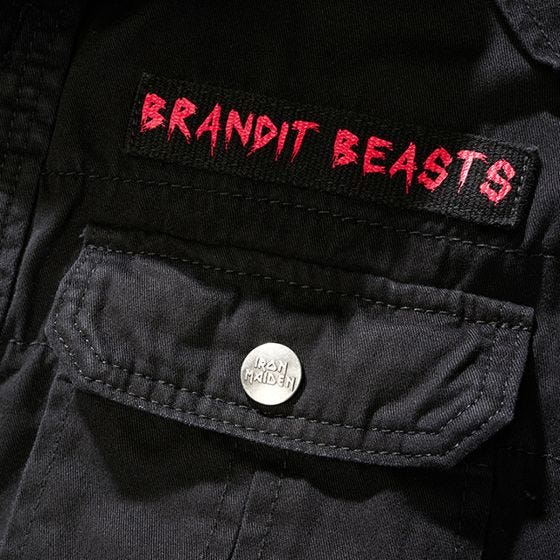 Brandit Iron Maiden Vintage Sleeveless Shirt Black