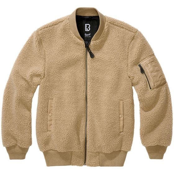 Brandit MA1 Sherpa Jacket Camel