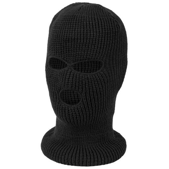 Highlander 3 Hole Balaclava Black