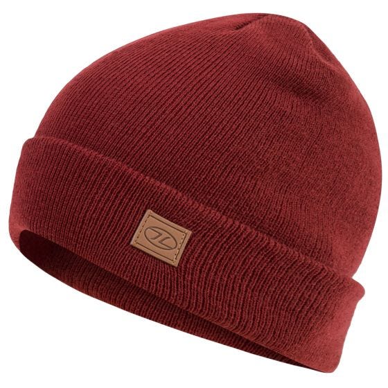 Highlander Thinsulate Ski Hat Dark Red