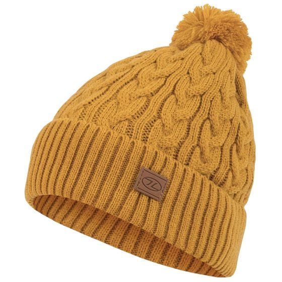 Highlander Beira Lined Bobble Hat Arrow Wood