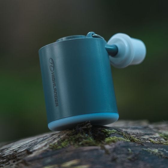 Highlander Wee-Banshee Micro Lightweight Air Pump with Light Grey