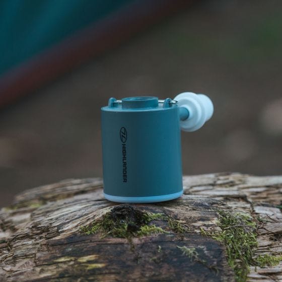 Highlander Wee-Banshee Micro Lightweight Air Pump with Light Grey