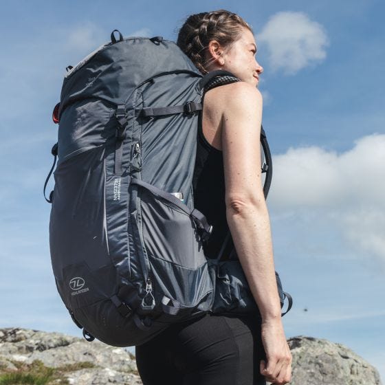 Highlander Women's Ben Nevis Rucksack 65L Grey