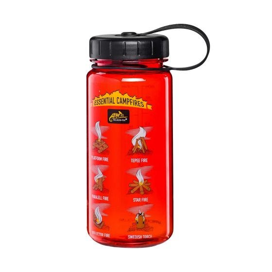 Helikon Wide Mouth Tritan Bottle 550ml Campfires Red/Black