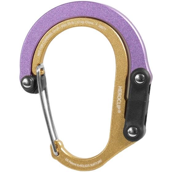 Heroclip Small Gear Clip Gold Lavender