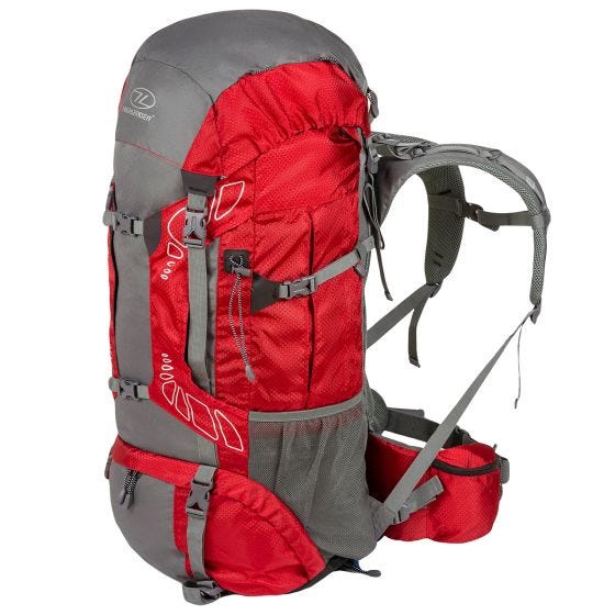 Highlander Discovery Rucksack 85L Red
