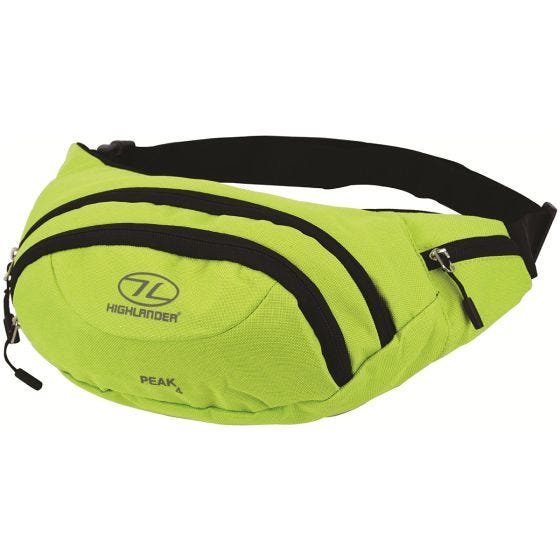 Highlander Peak 4 Waist Pouch Lime