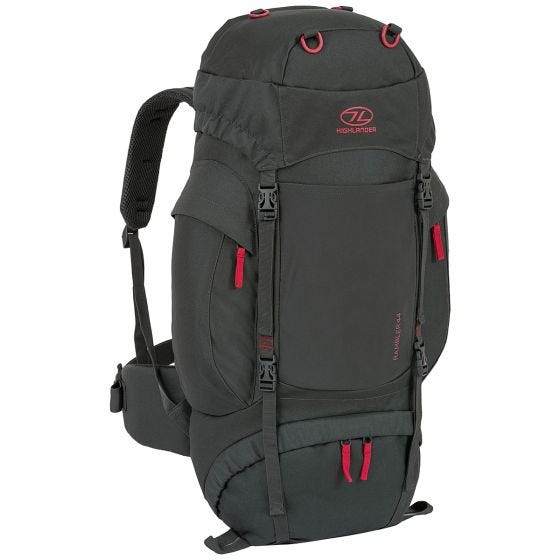 Highlander Rambler Rucksack 44L Charcoal