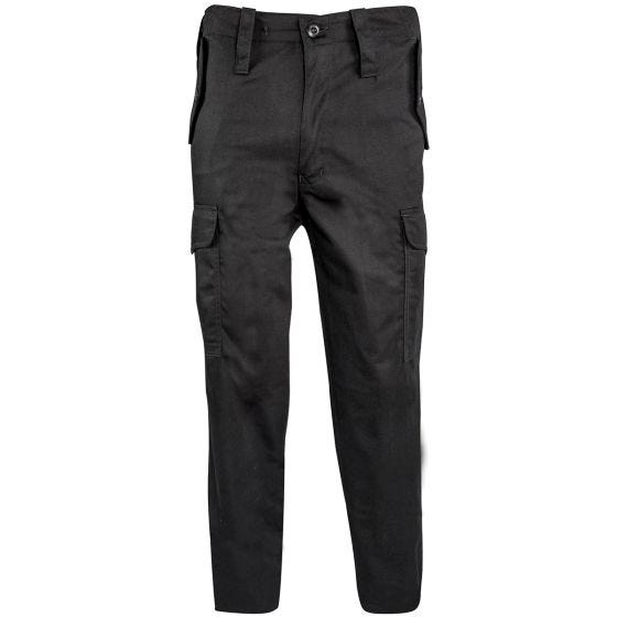 Highlander US Style Trousers Polycotton Black