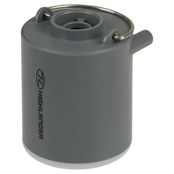 Highlander Wee-Banshee Micro Lightweight Air Pump with Light Grey