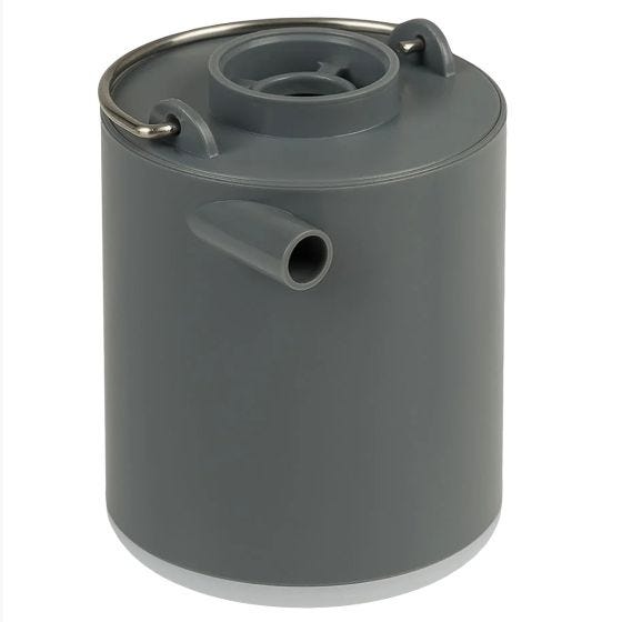 Highlander Wee-Banshee Micro Lightweight Air Pump with Light Grey