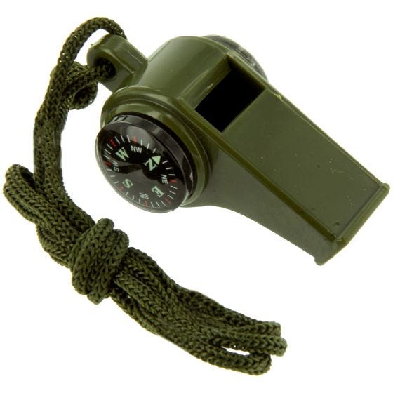 Highlander 3 in 1 Ranger Whistle Olive