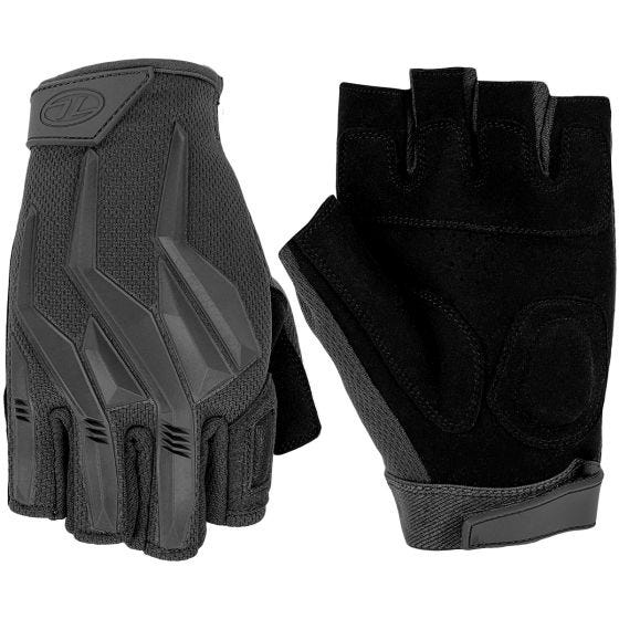 Highlander Forces Raptor Fingerless Gloves Black