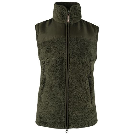 Jack Pyke Sherpa Fleece Gilet Dark Olive