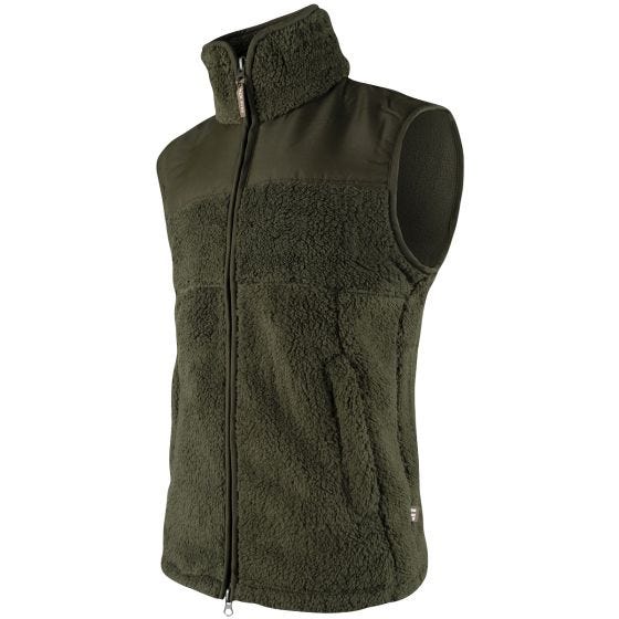 Jack Pyke Sherpa Fleece Gilet Dark Olive