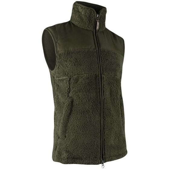 Jack Pyke Sherpa Fleece Gilet Dark Olive
