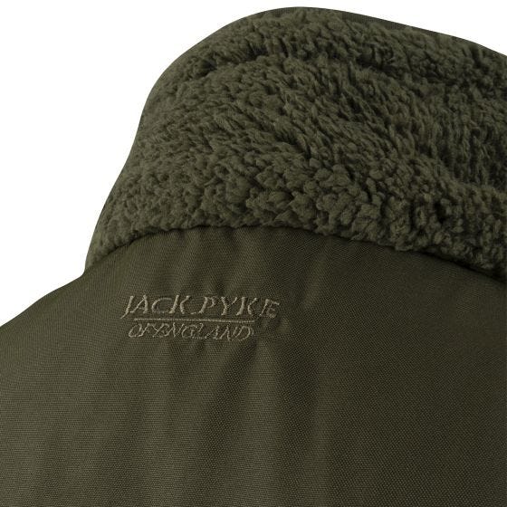 Jack Pyke Sherpa Fleece Gilet Dark Olive