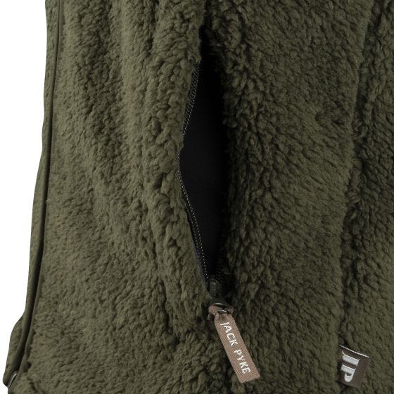 Jack Pyke Sherpa Fleece Gilet Dark Olive