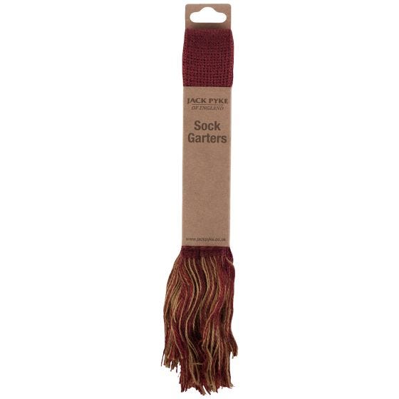 Jack Pyke Sock Garters Burgundy