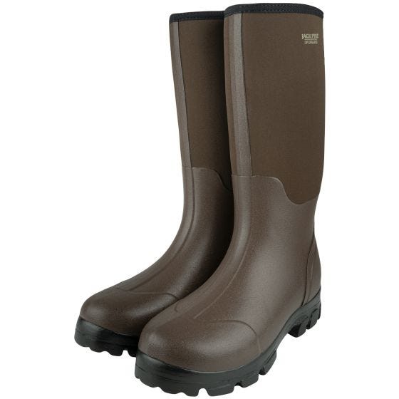 Jack Pyke Ashcombe Wellington Boots Neoprene Brown