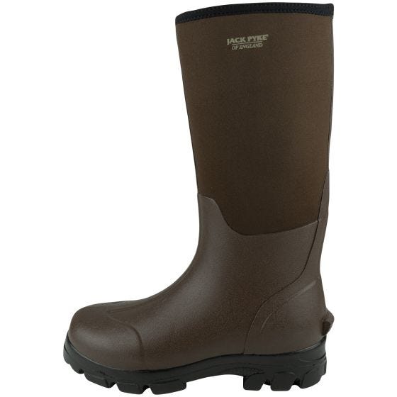 Jack Pyke Ashcombe Wellington Boots Neoprene Brown