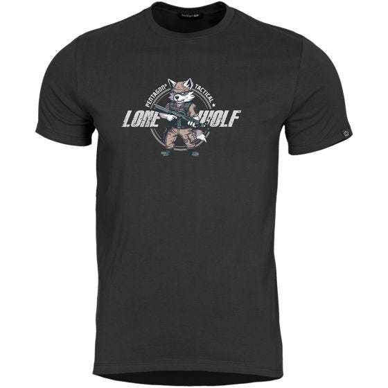 Pentagon Ageron Lone Wolf T-Shirt Black