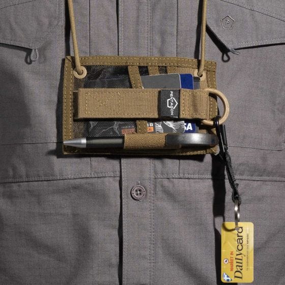 Pentagon ID Card Holder Coyote