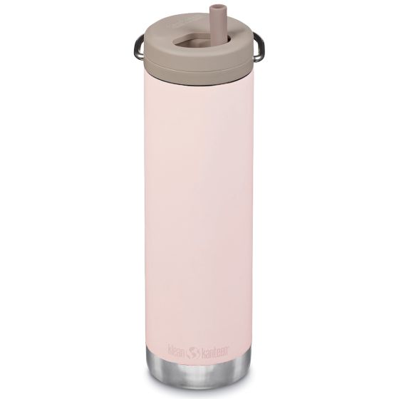 Klean Kanteen TKWide Twist Cap w/Straw Insulated Bottle 592ml Heavenly Pink