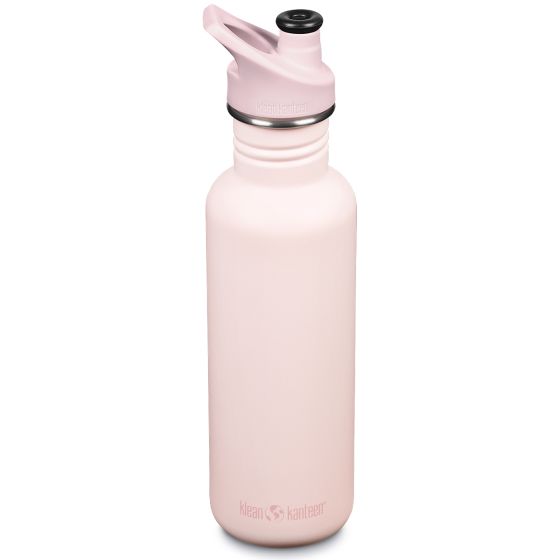 Klean Kanteen Classic Sport Cap Single Wall Bottle 800ml Heavenly Pink