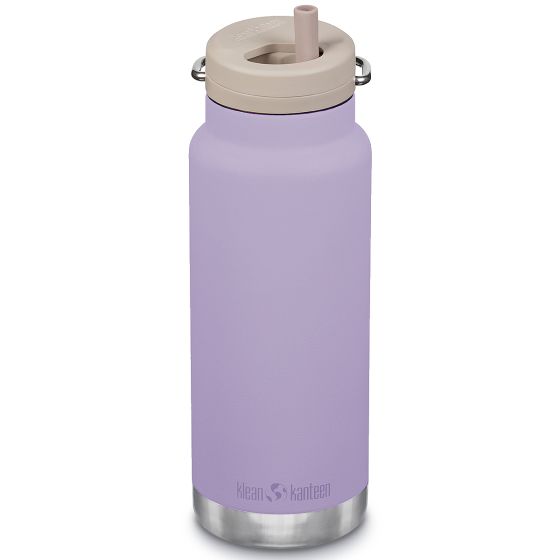 Klean Kanteen TKWide Twist Cap w/Straw Insulated Bottle 946ml Purple Heather