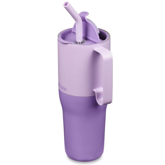 Klean Kanteen Rise w/Flip Lid & Straw Vacuum Insulated Tumbler 1065ml Orchid Bloom
