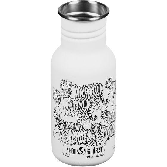Klean Kanteen Kid Kanteen 355ml Classic Narrow Bottle Sport Cap Tigers