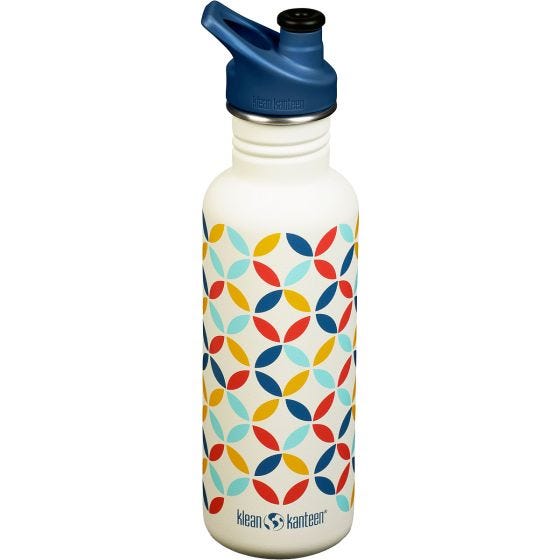 Klean Kanteen Classic Water Bottle 800 Retro Dot