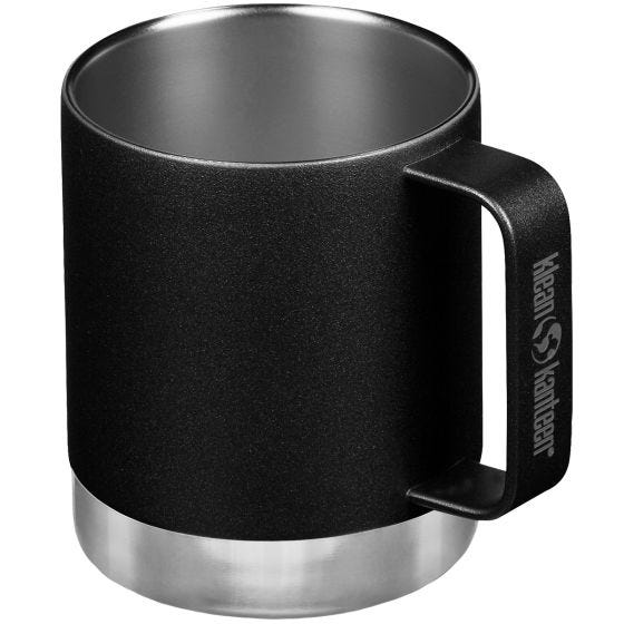 Klean Kanteen 355ml Insulated Camp Mug w/Tumbler Lid Black