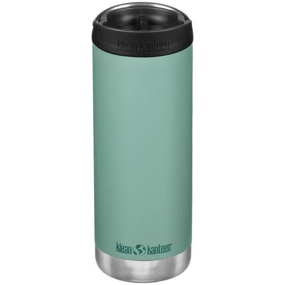 Klean Kanteen TKWide 473ml Insulated Bottle Café Cap Beryl Green
