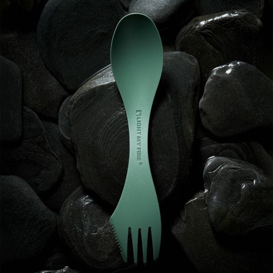 Light My Fire Spork Large Serving Bio Hazy Blue