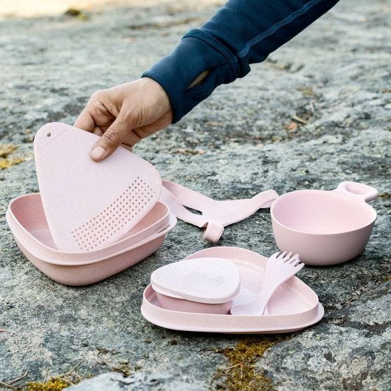 Light My Fire Outdoor MealKit 8pcs Set Salty Black
