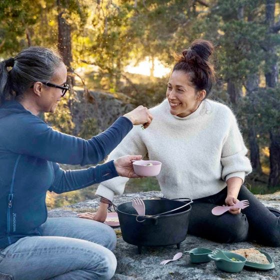 Light My Fire Outdoor MealKit 8pcs Set Sandy Green