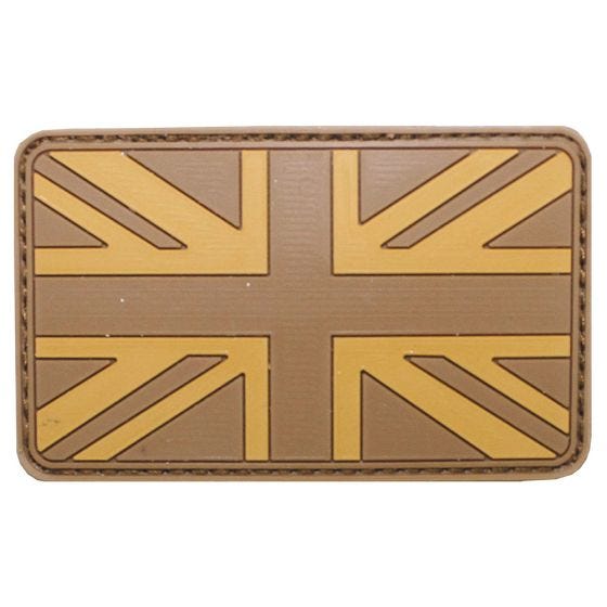 MFH UK 3D Hook-and-Loop Flag Patch Desert