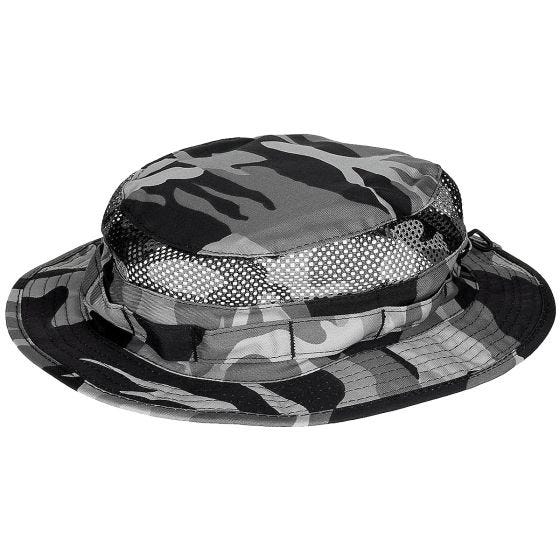 MFH Mesh Boonie Bush Hat Grey Camo