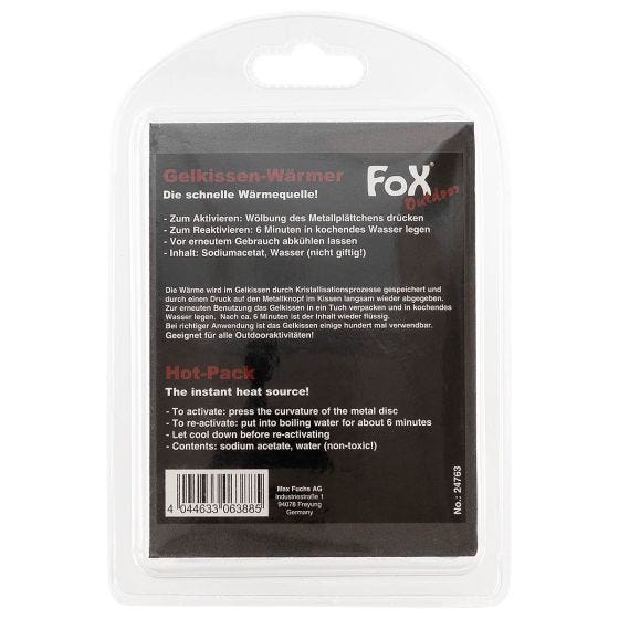 MFH Reactivable Hot Pack Transparent
