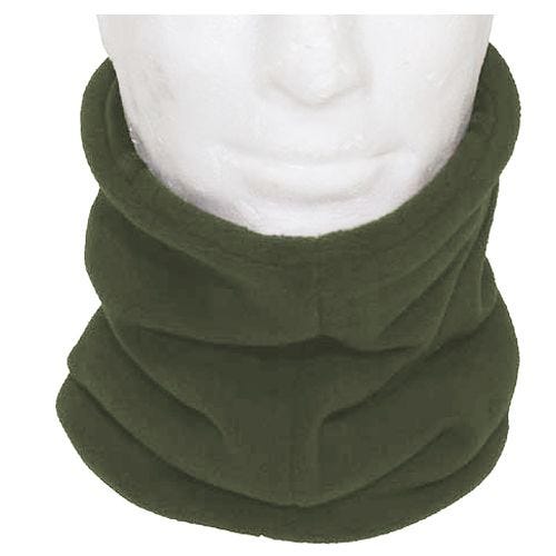MFH Scarf Fleece with Head Section OD Green