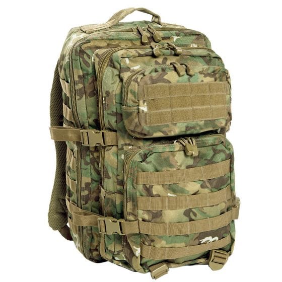 Mil-Tec MOLLE US Assault Pack Large Arid Woodland