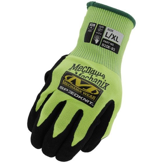 Mechanix Wear SpeedKnit Hi-Viz Utility Gloves Fluorescent Yellow