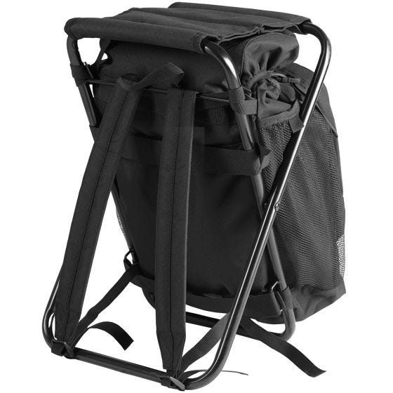 Mil-Tec Backpack With Chair Black