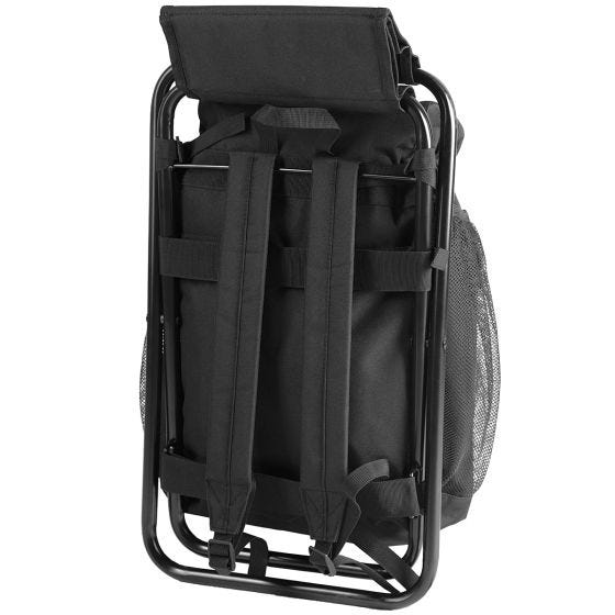 Mil-Tec Backpack With Chair Black