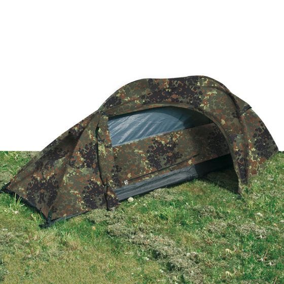 Mil-Tec One Man Tent Recom Flecktarn